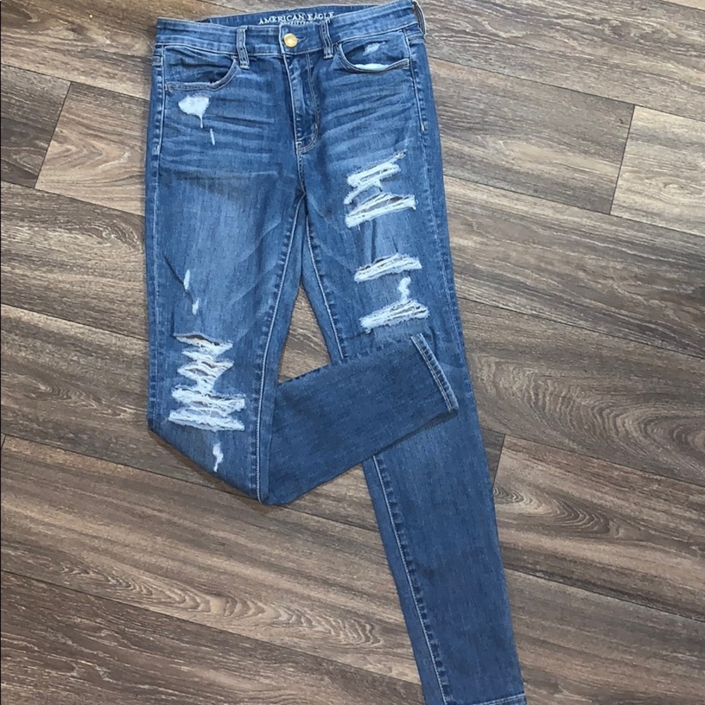 AE destructed jeans